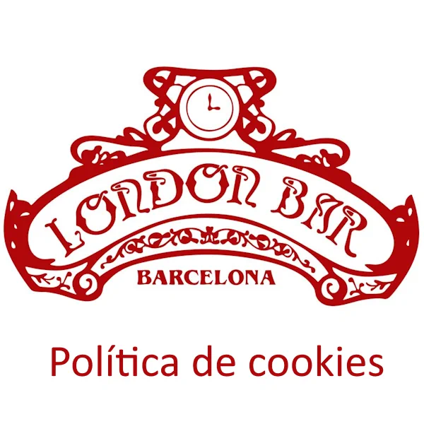 London Bar 1909. Política de cookies. Logo del London Bar