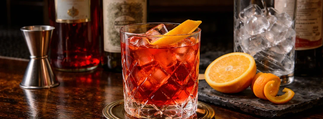 Cocktail Negroni. Imagen del cocktail
