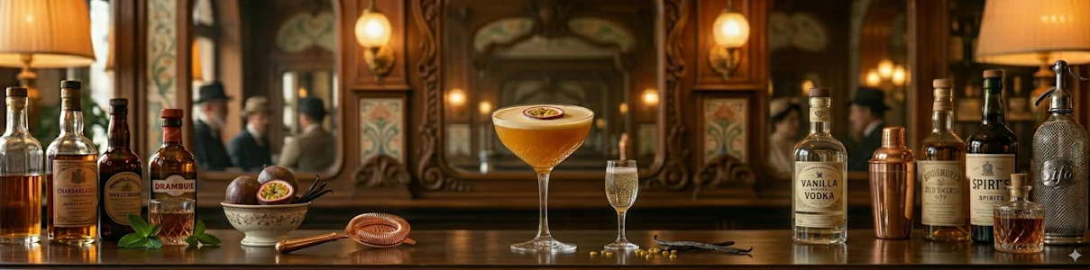 Cocktail Pornstar Martini. Imagen del cóctel