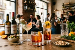 Cócteles con vermut: la alquimia de un clásico en Barcelona