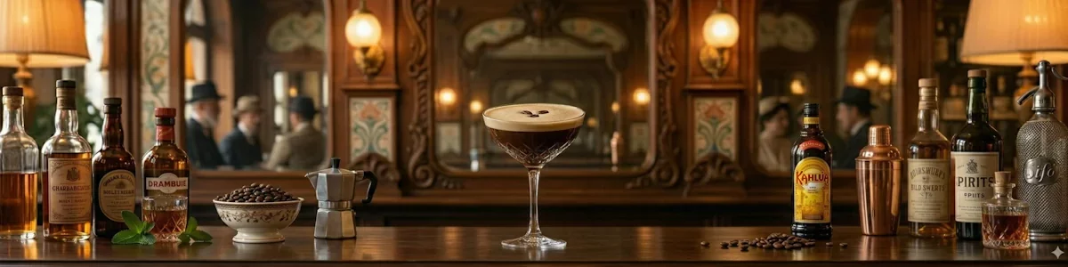 Cocktail Espresso Martini. Imagen del cóctel.