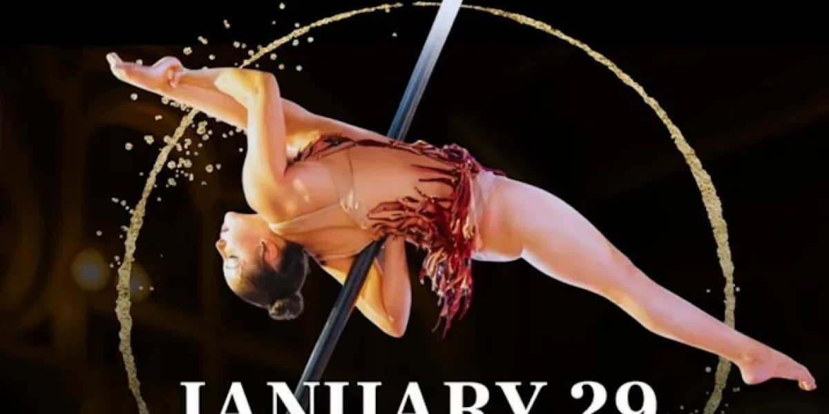 Kimberley Raluy, Pole Aéreo de máximo nivel en el London Bar. Cartel del evento