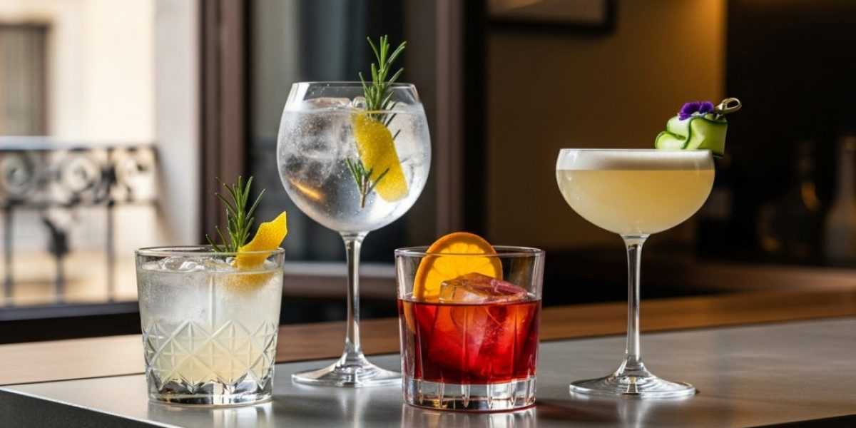 Cócteles gin en Barcelona: la versatilidad de un espíritu atemporal